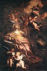 Famous Magdalene Paintings - Magdalene in the Desert by Domenico Piola 1674